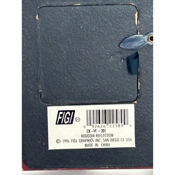 Figi Graphics Boudoir Reflection Vintage 1996 Victorian Clock Resin 1AA Battery - Picture 8 of 17